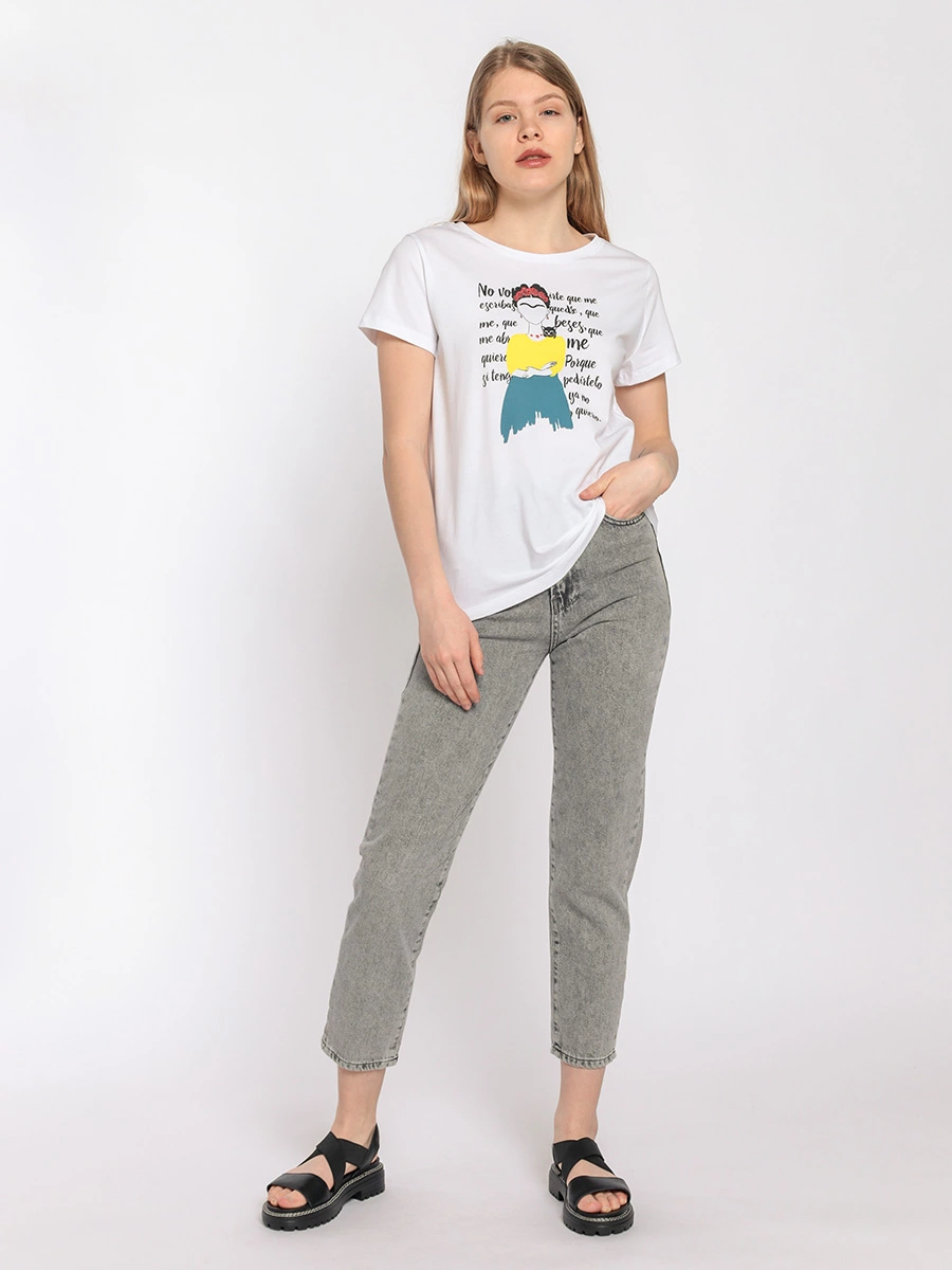 Футболка с принтом